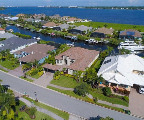 Featured residential roof